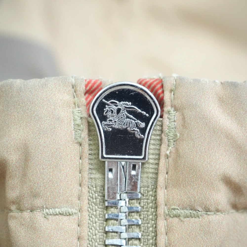 BURBERRY Nylon jacket 8050282 Nylon beige Hoodie Nova Check Tisci period mens L Used Authentic