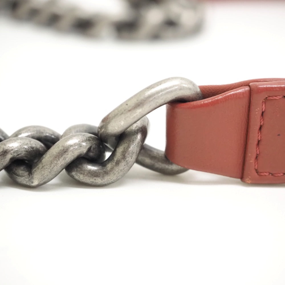 CHANEL Shoulder Bag lambskin pink ChainShoulder Bag Boy chanel Women Used Authentic