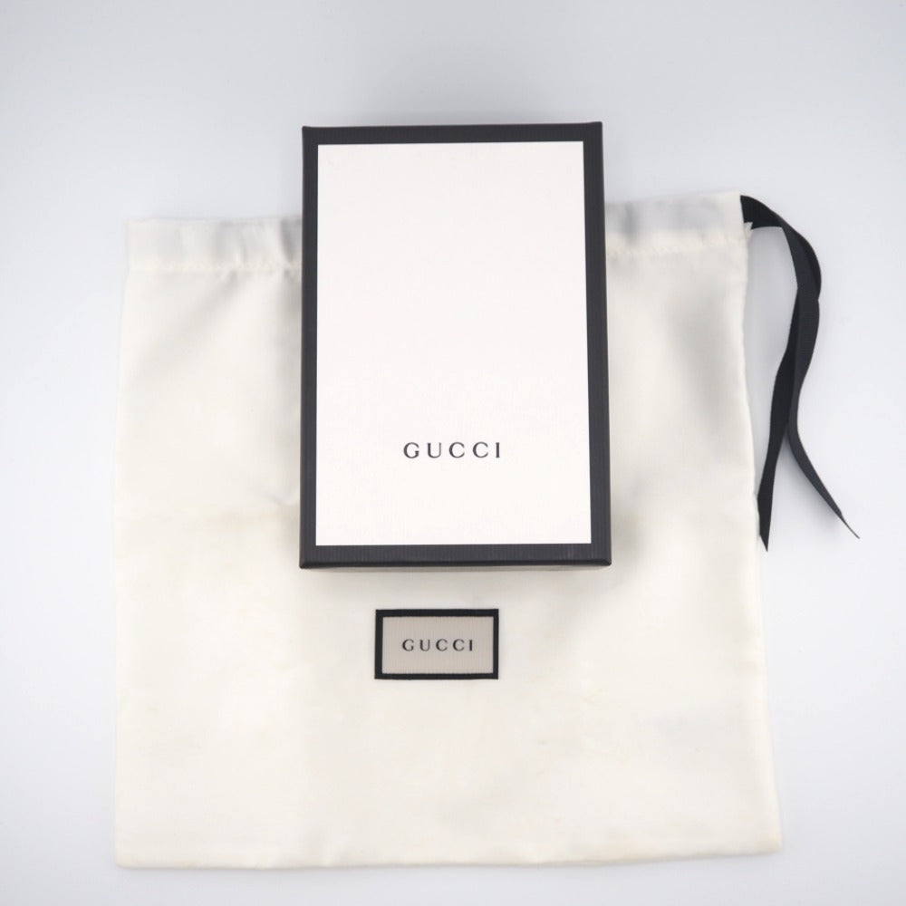 GUCCI Key case Key holder  435305 leather Brown six hooks GG Marmont unisex(Unisex) Used Authentic