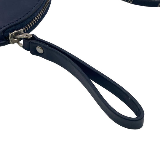 VALENTINO Coin case leather Navy ƒlƒbƒN unisex(Unisex) Used Authentic