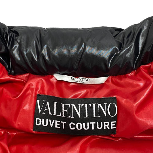 VALENTINO Down jacket Polyester, Nylon black 40 DUVET COUTURE Women 40 Used Authentic