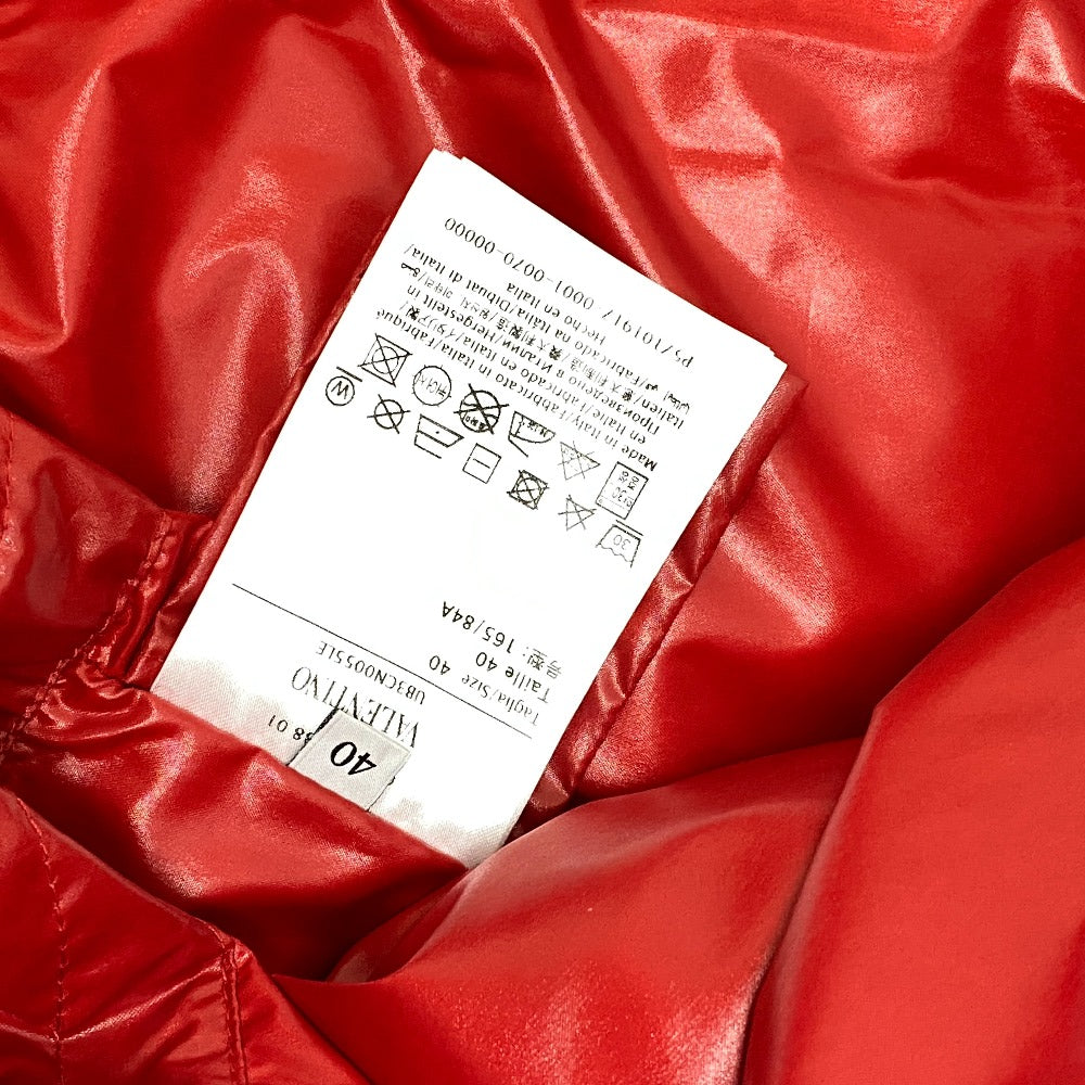 VALENTINO Down jacket Polyester, Nylon black 40 DUVET COUTURE Women 40 Used Authentic