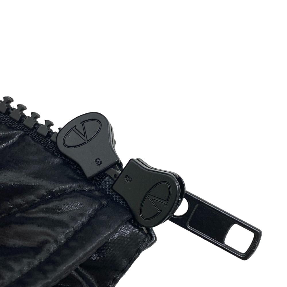 VALENTINO Down jacket Polyester, Nylon black 40 DUVET COUTURE Women 40 Used Authentic