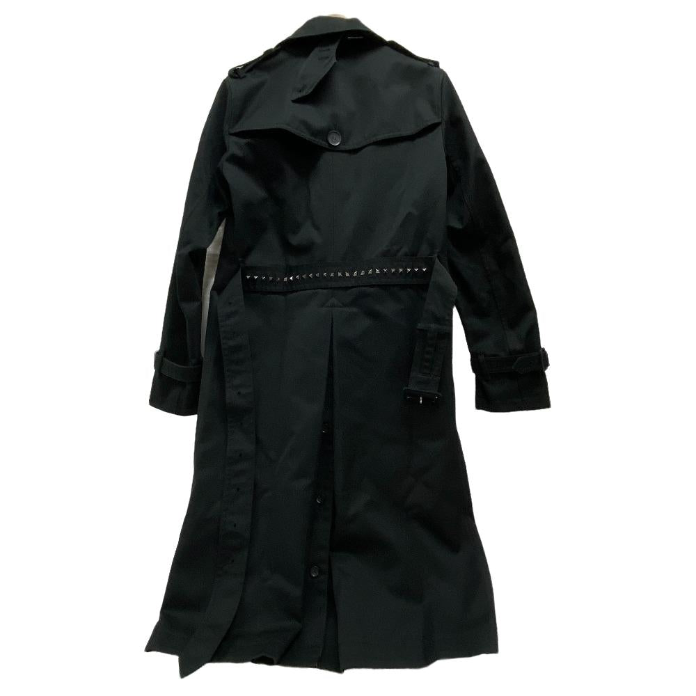 VALENTINO trench coat MV3CH1453JC Cotton, Linen Navy I44 Rockstud Untitled mens 01 Used Authentic