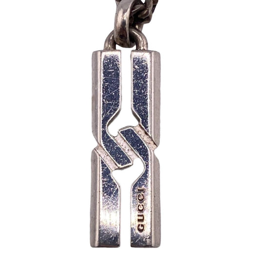 GUCCI Necklace Silver925 Silver 925 21.9g Infinity knot Women Used Authentic