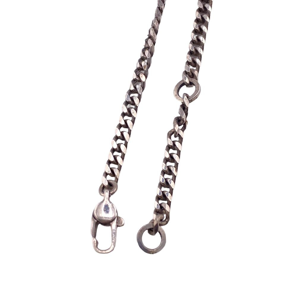 GUCCI Necklace Silver925 Silver 925 21.9g Infinity knot Women Used Authentic