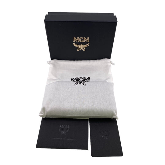 MCM Coin case MXLCATC01 leather black Zip Around Coin Pocket unisex(Unisex) Used Authentic