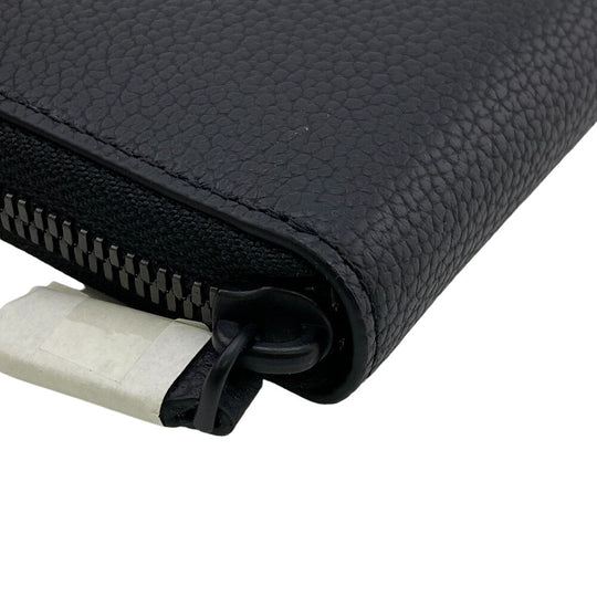 MCM Coin case MXLCATC01 leather black Zip Around Coin Pocket unisex(Unisex) Used Authentic