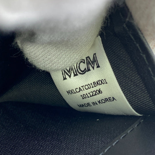 MCM Coin case MXLCATC01 leather black Zip Around Coin Pocket unisex(Unisex) Used Authentic