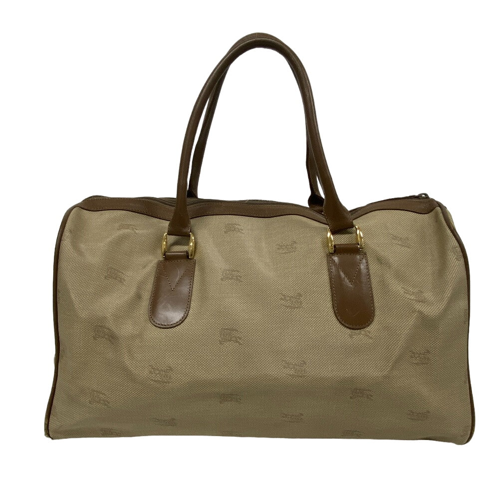BURBERRY Boston Duffel bag PVC beige mens(Unisex) Used Authentic