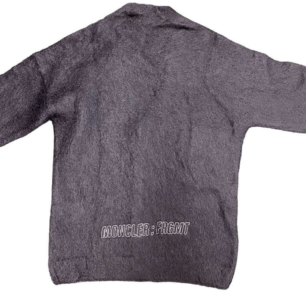 MONCLER cardigan Nylon black Moncler Genius 21 years Moheya Fragment mens TG M Used Authentic