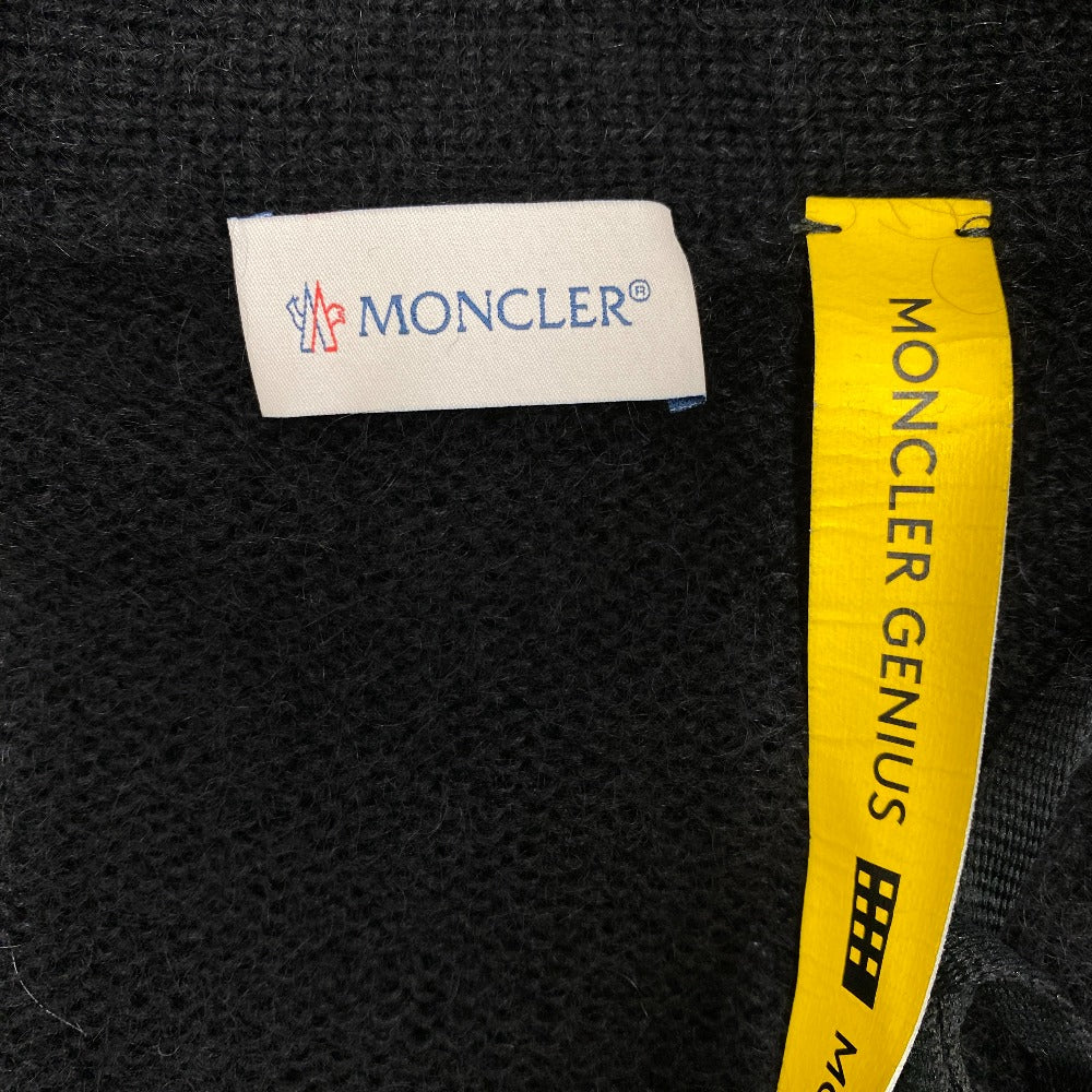 MONCLER cardigan Nylon black Moncler Genius 21 years Moheya Fragment mens TG M Used Authentic