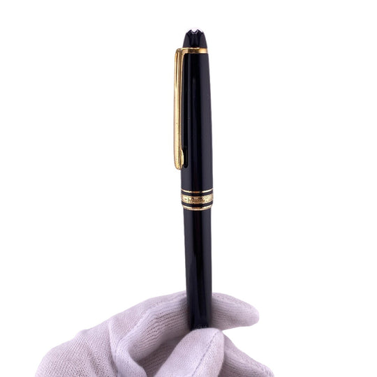 MONTBLANC Ballpoint pen Resin, Gold Plated black Meisterstck Women(Unisex) Used Authentic