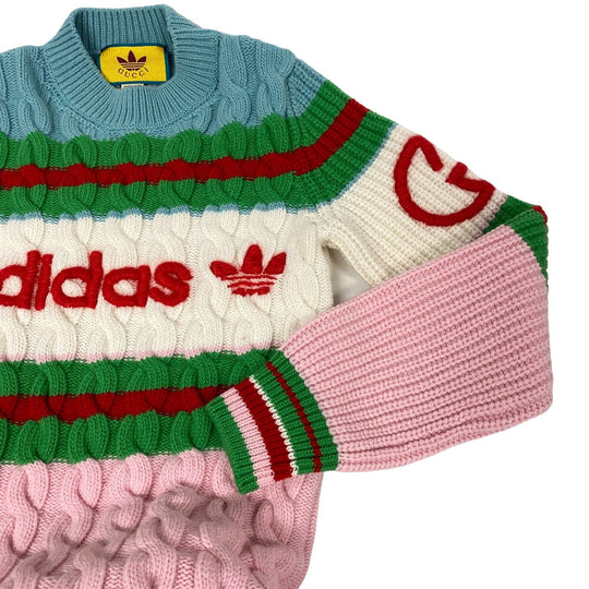 GUCCI one piece 717710 wool multicolor Adidas Knit S Moheya Women S Used Authentic