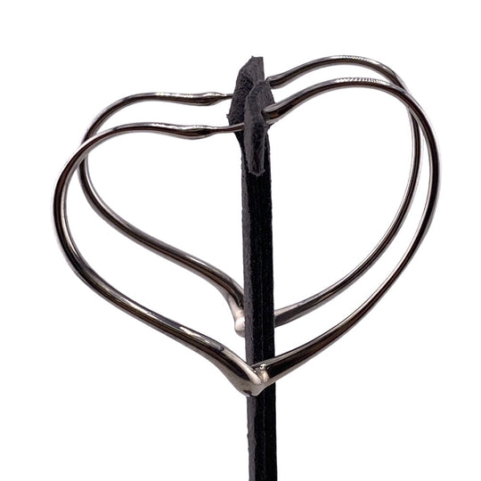 TIFFANY&Co. Pierce Silver925 Silver Open heart hoop Women Used Authentic