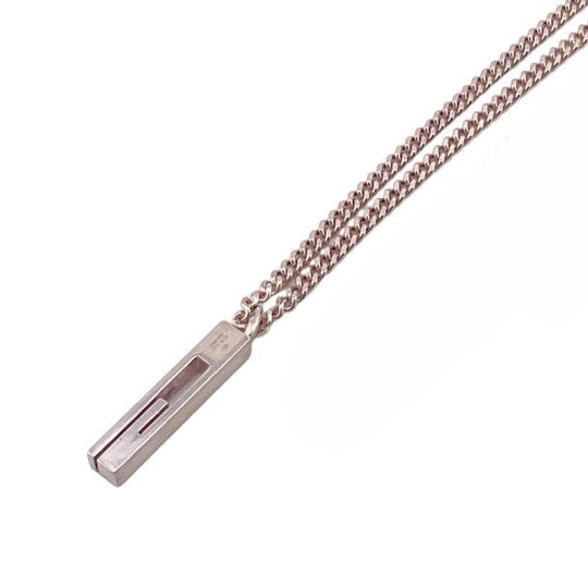 GUCCI Necklace Silver925 Silver Branded G Women Used Authentic