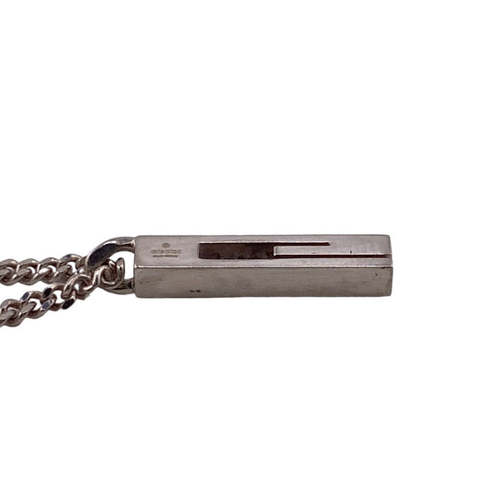 GUCCI Necklace Silver925 Silver Branded G Women Used Authentic
