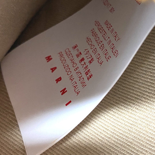 MARNI Shoulder Bag leather green trunk Women Used Authentic