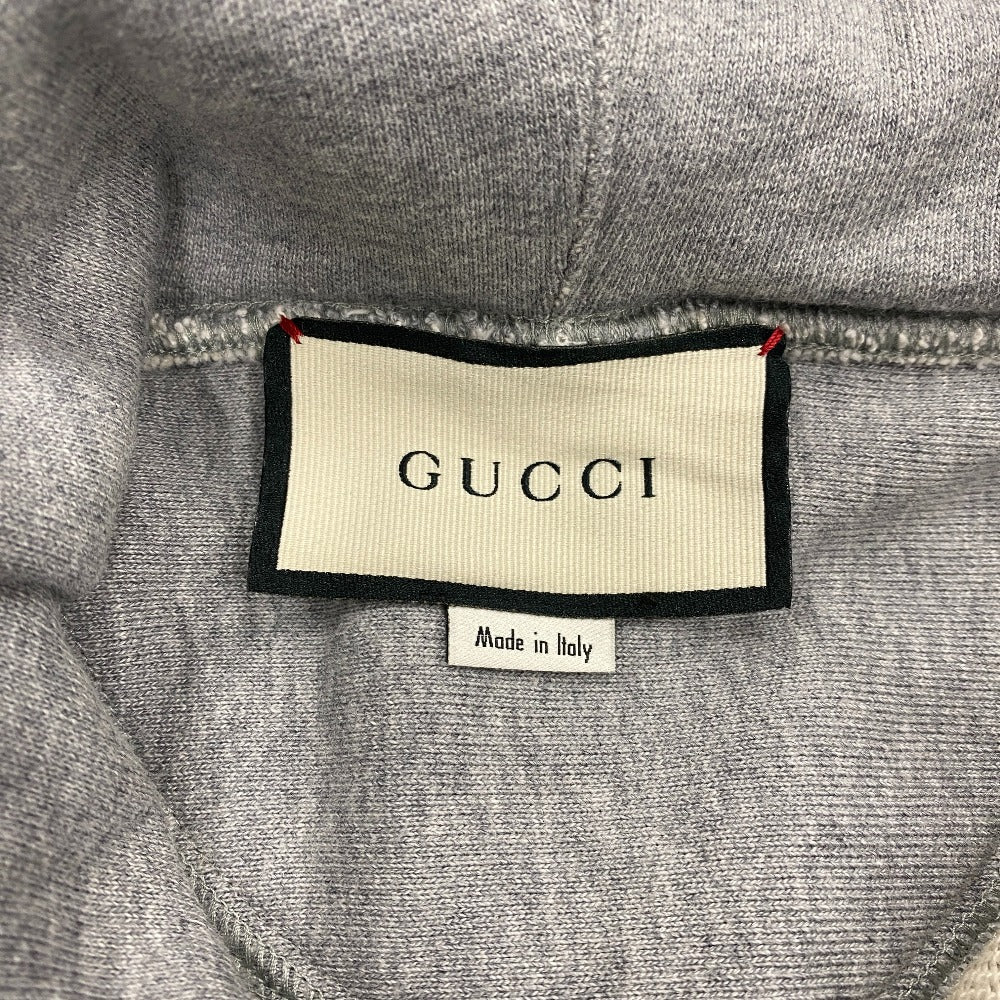 GUCCI Hoodie 560502 cotton gray XS mens Used Authentic