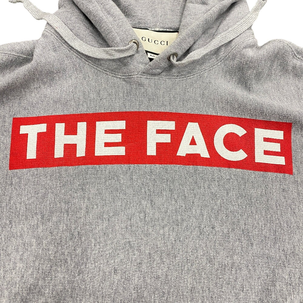 GUCCI Hoodie 560502 cotton gray XS mens Used Authentic