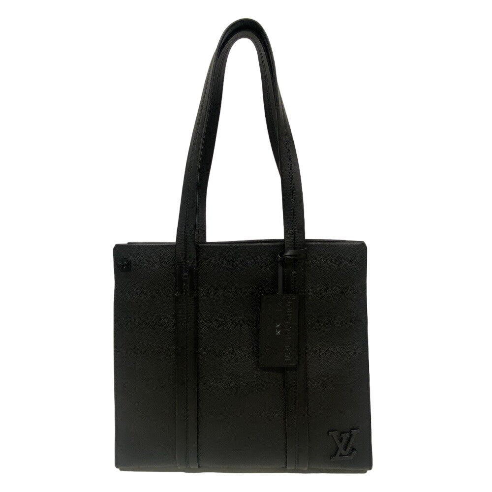 LOUIS VUITTON Tote Bag M57308 leather black LV Aerogram mens Used Authentic