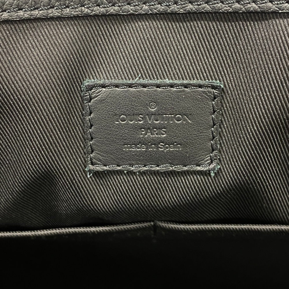 LOUIS VUITTON Tote Bag M57308 leather black LV Aerogram mens Used Authentic