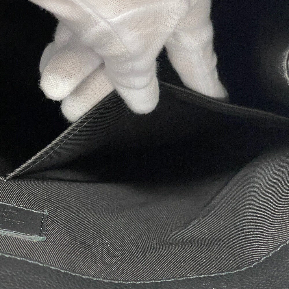 LOUIS VUITTON Tote Bag M57308 leather black LV Aerogram mens Used Authentic