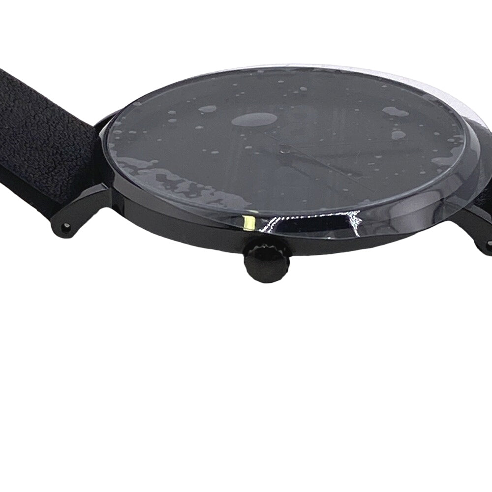 COACH Watches 14602528 Stainless Steel , Leather black CHARLES Navy dial Women(Unisex) Used Authentic