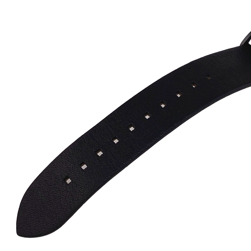 COACH Watches 14602528 Stainless Steel , Leather black CHARLES Navy dial Women(Unisex) Used Authentic