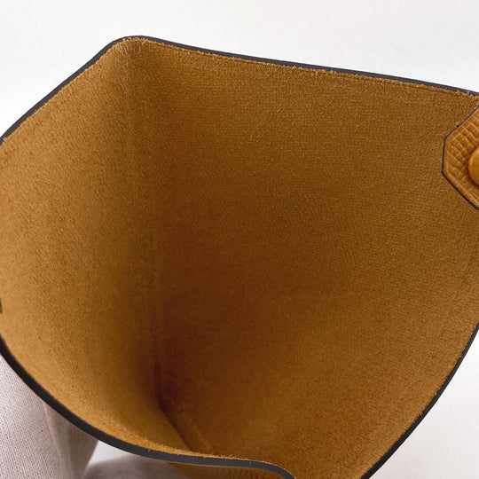 HERMES passport case Epsom Brown 2016 Talmac PM Women(Unisex) Used Authentic