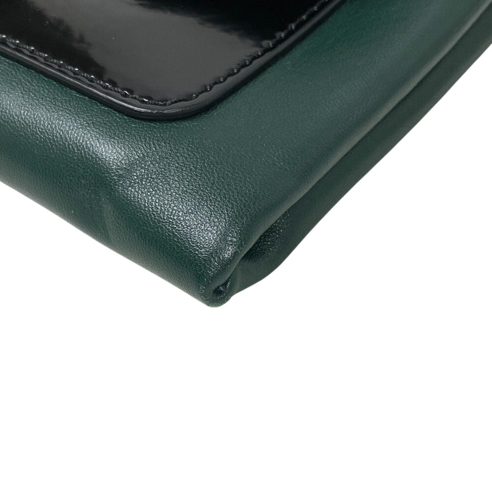 MARNI Shoulder Bag leather black Trunk bag Women Used Authentic