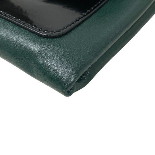 MARNI Shoulder Bag leather black Trunk bag Women Used Authentic