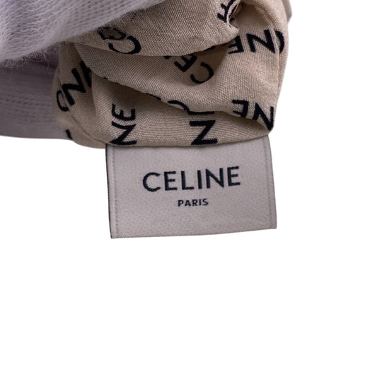 CELINE hair accessory silk beige Shush Leyure Women Used Authentic
