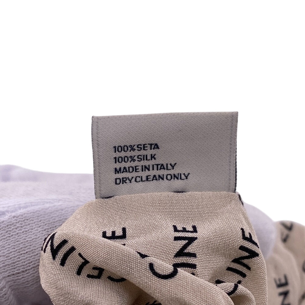 CELINE hair accessory silk beige Shush Leyure Women Used Authentic