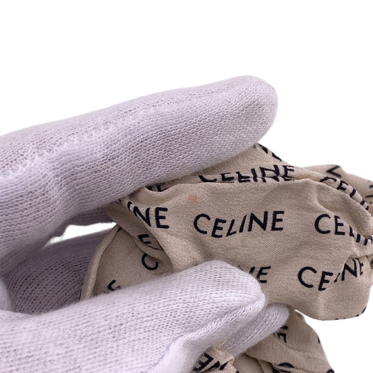 CELINE hair accessory silk beige Shush Leyure Women Used Authentic