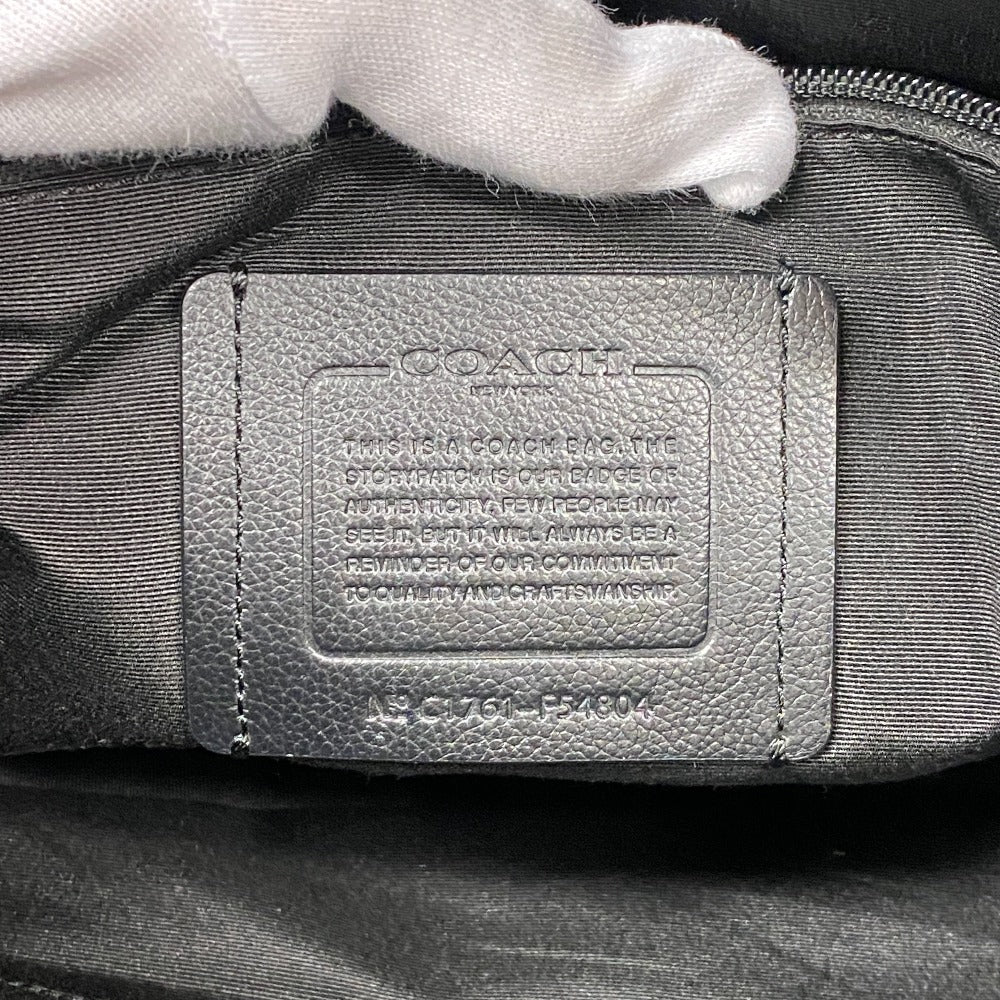 COACH Business bag F54804 leather black Business bag mens Used Authentic