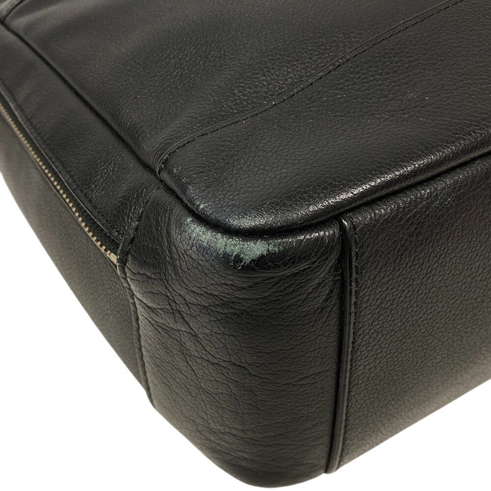 COACH Business bag F54804 leather black Business bag mens Used Authentic