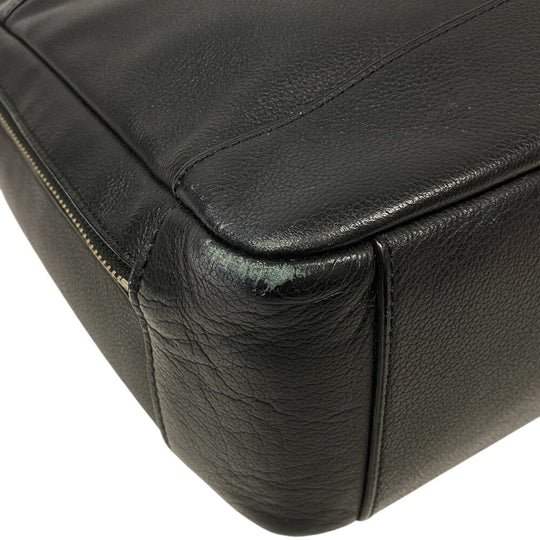 COACH Business bag F54804 leather black Business bag mens Used Authentic