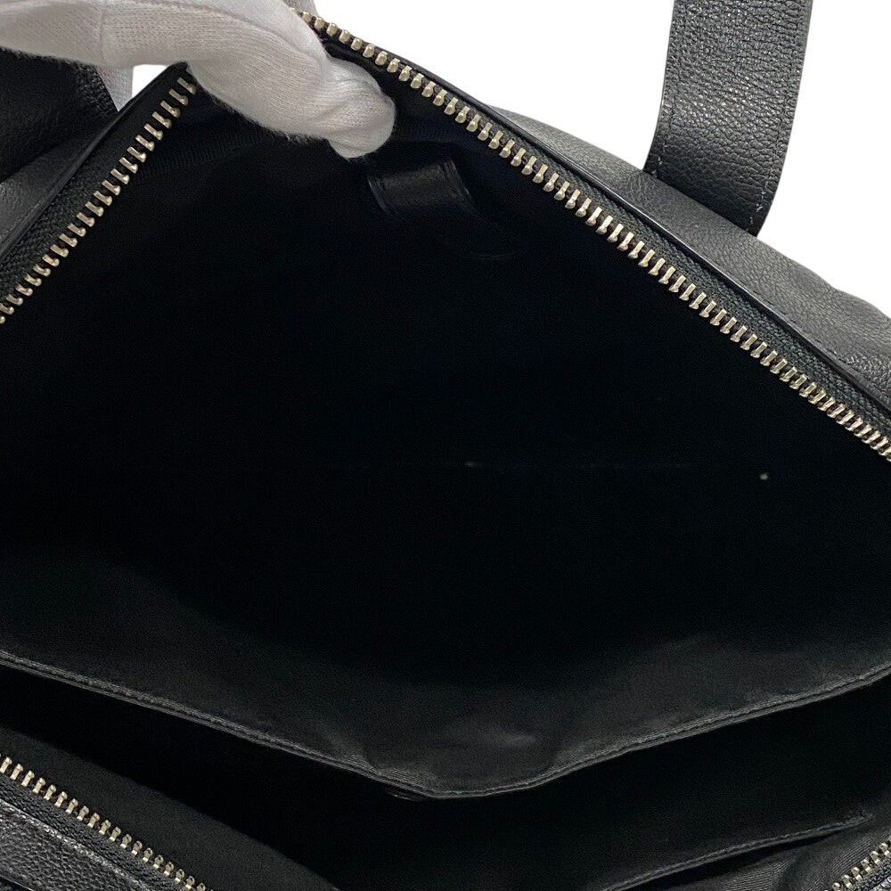 COACH Business bag F54804 leather black Business bag mens Used Authentic