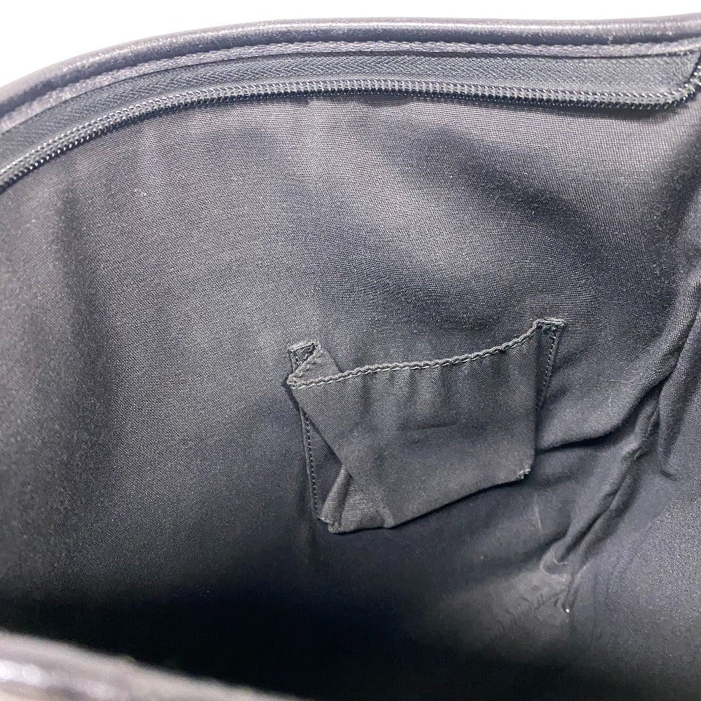 GUCCI Shoulder Bag 268642 leather black Horse pit Abbey Women Used Authentic