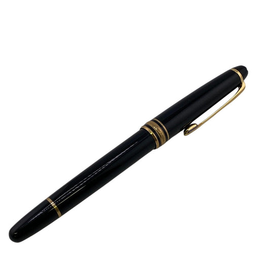 MONTBLANC fountain pen Gold Plated black Nib 14K Meisterstck mens(Unisex) Used Authentic