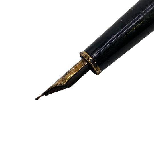 MONTBLANC fountain pen Gold Plated black Nib 14K Meisterstck mens(Unisex) Used Authentic