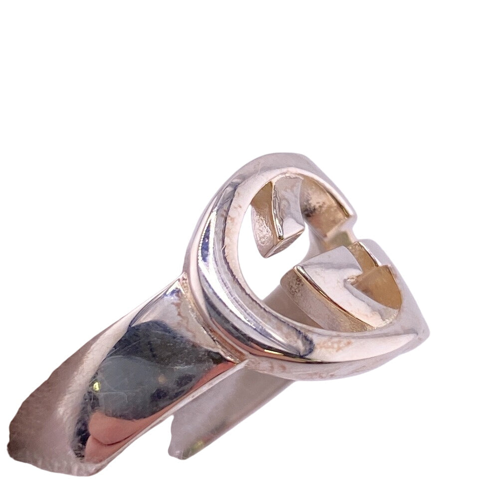 GUCCI Ring 190483-J8400 Silver925 Silver SilverBrit Interlocking G mens Used Authentic