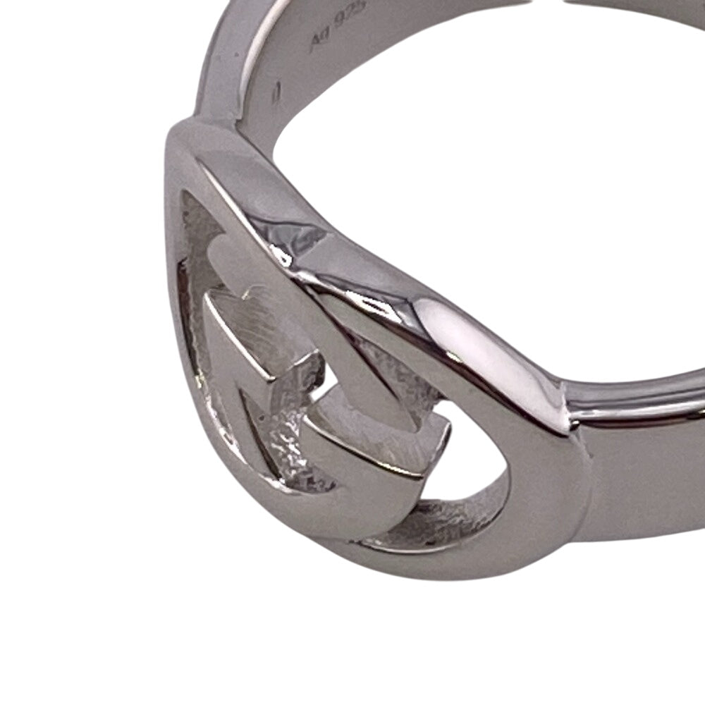 GUCCI Ring 190483-J8400 Silver925 Silver SilverBrit Interlocking G Women Used Authentic