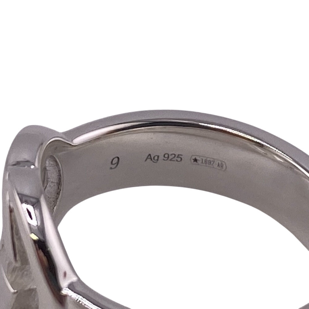 GUCCI Ring 190483-J8400 Silver925 Silver SilverBrit Interlocking G Women Used Authentic