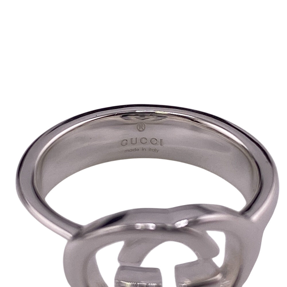 GUCCI Ring 190483-J8400 Silver925 Silver SilverBrit Interlocking G Women Used Authentic