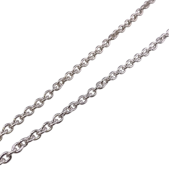 GUCCI Necklace 190484-J8400 Silver925 Silver Necklace SilverBrit Interlocking mens(Unisex) Used Authentic