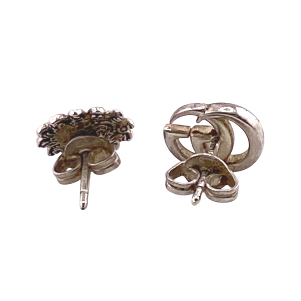 TIFFANY&Co. Pierce Silver925 Silver 925 1.8g GG Flower Women Used Authentic