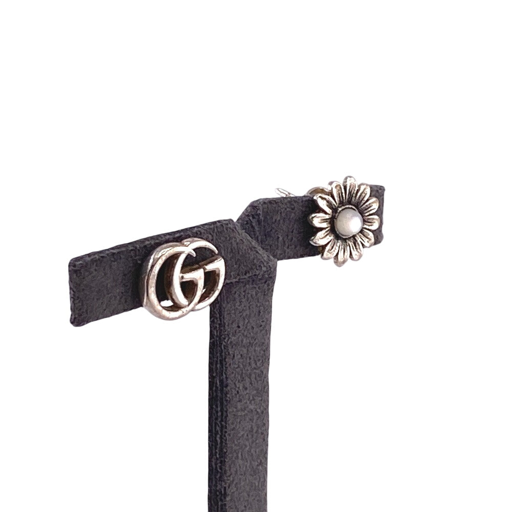 TIFFANY&Co. Pierce Silver925 Silver 925 1.8g GG Flower Women Used Authentic