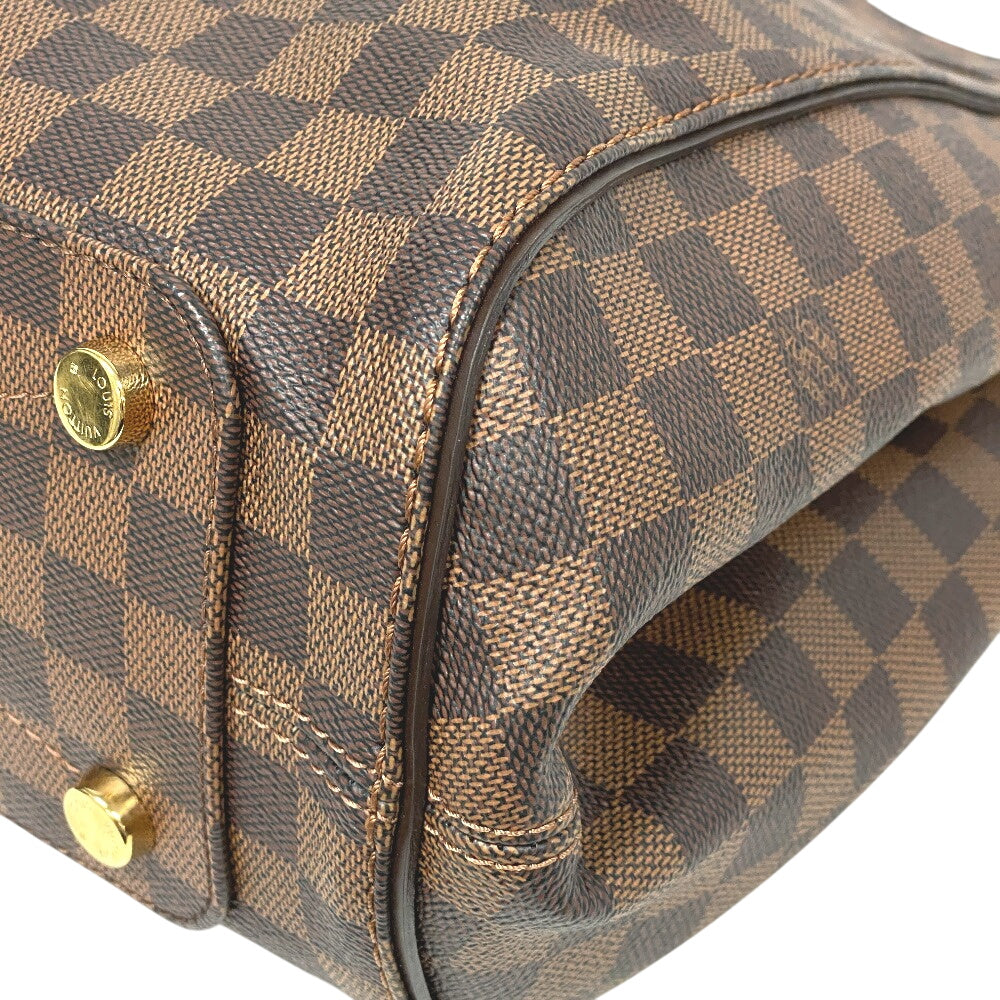 LOUIS VUITTON Tote Bag N41215 Damier Brown Damier Marley Bone PM Women Used Authentic